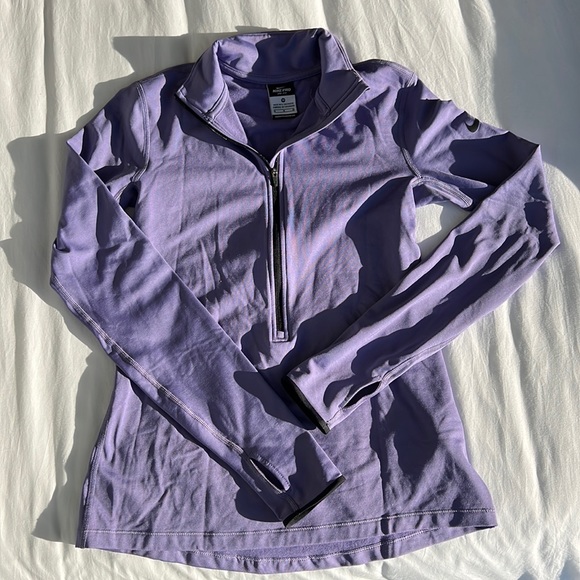 Nike Long Sleeve Half Zip Pullover Sweater Lightweight Athleisure - Picture 1 of 10